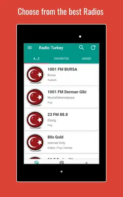 Radio Turkey - 350+ Radio Stations android App screenshot 0