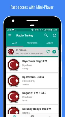 Radio Turkey - 350+ Radio Stations android App screenshot 3